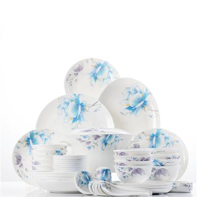 操嫰B88848头聆听花开骨瓷礼品餐具套装